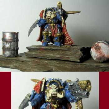 Night Lords Atramentar Champion by Rerclusiarch