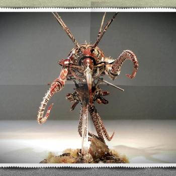 Dark Eldar Scarlet Epicureans Cronos by Omkara