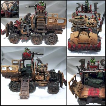 Warhammer 40K Ork Trukk by Sasa0mg