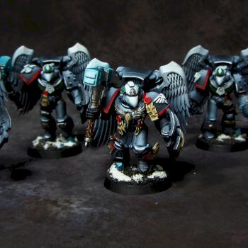 Space Marines Raven Guard Veterans by Awaken Realms