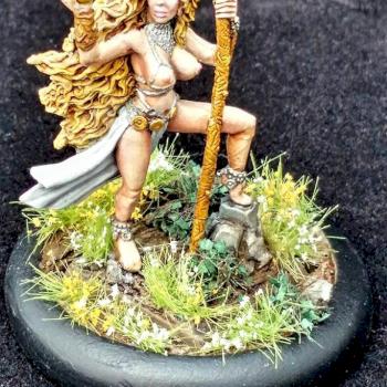 Zeldriia Elf Sorceress by TheHappyHalfling