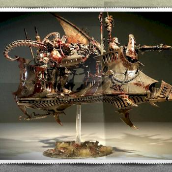 Dark Eldar Grotesquerie Raider by Omkara