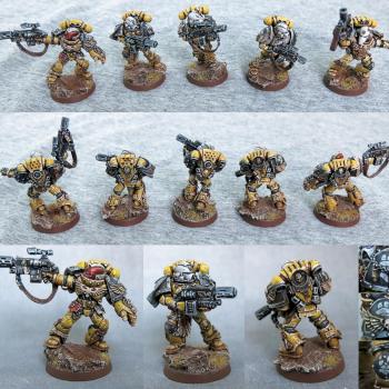 Imperial Fists Sternguard Veterans by Yellow Spacemarine