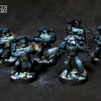 Space Marines Raven Guard Tactical Squad by Awaken Realms