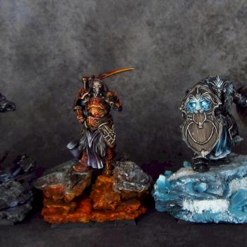 Four Demigods from Demigods Evolution by Awaken Realms