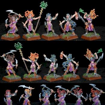 11 Dark elves witches by capopik