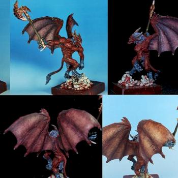 Khorne Bloodthirster - Buveur de sang by capopik