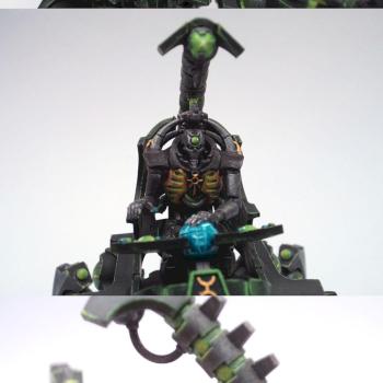 Necron Triarch Stalker by Badlazzor