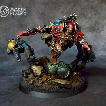 Horus Heresy Angron the Red Angel, Primarch of the World Eaters by Awaken Realms