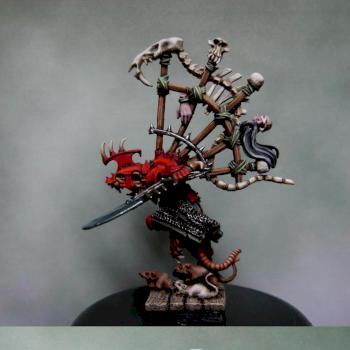 Warlord Queek Headtaker / Queek coupe-têtes by elfgidrungal