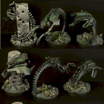 Necron Wraiths (Phantoms) by Xcorac