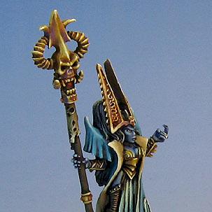 Warhammer Fantasy Dark Elf sorceress by Wappellious