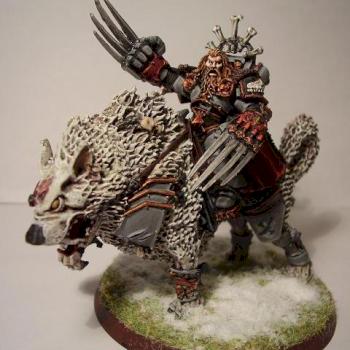 Canis Wolfborn in 13th Company colors by Sotirios