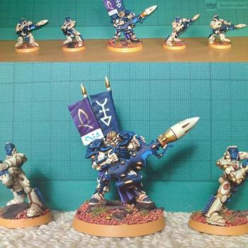 Eldar Dark Reapers - Maugan Ra conversion by Aryllon