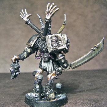 chaos SPace Marine Sorcerer by lilizzyloser2008