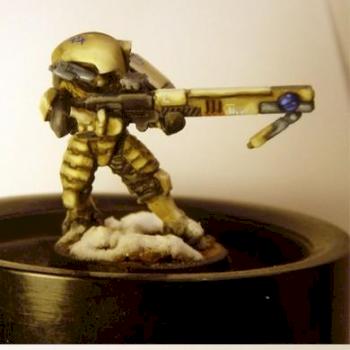 Another Tau FireWarrior by Kaceas