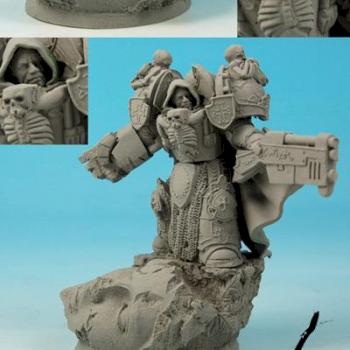 28mm / 30mm SF Templar Knight conversion / sculpture by Scibor