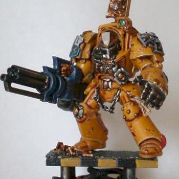 Imperial Fists Assault Cannon Terminator by BigWill