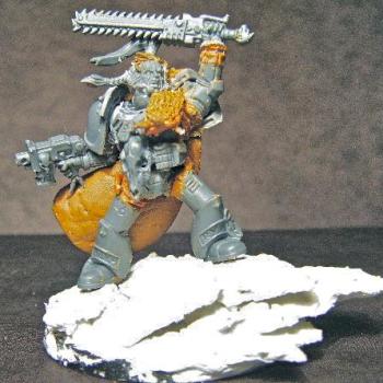 Rangar Blackmane Space wolf Conversion WIP by lilizzyloser2008