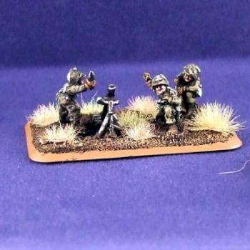 Flames of war US Para mortar tubes by exilesjjb