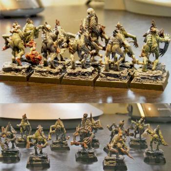 Vampire Counts Crypt Ghouls by kajlen