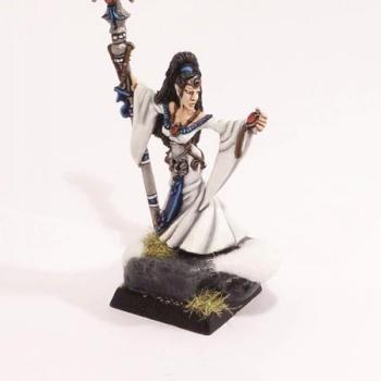 High Elf Female Mage by schimmelpilz