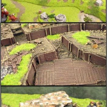 Trench with bunker by Dirk