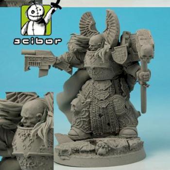 28mm / 30mm SF Templar Knight conversion / sculpture by Scibor