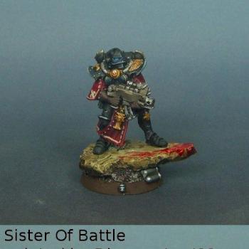Sororita Sister Of Battle by Dicemaster
