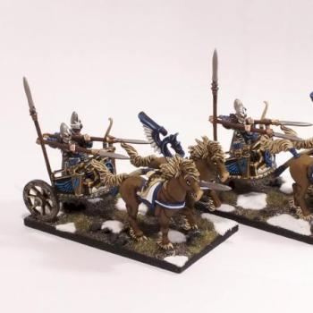 High Elf Tiranoc Chariots by schimmelpilz