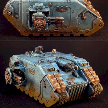 Space Wolves Land Raider Redeemer by TheMiniatureWorkshop