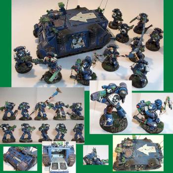 Space Marine Taktik Trupp mit Rhino by Xotox