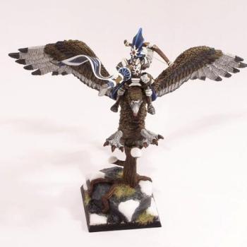 High Elf Noble With Eagle And Bow by schimmelpilz
