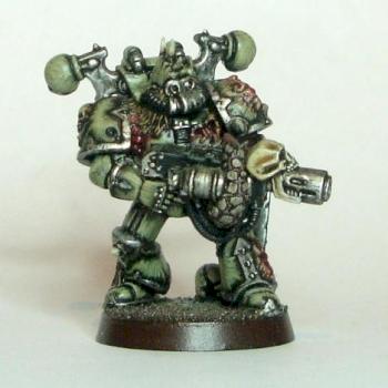 Plague Marine with Meltagun by jonskichov