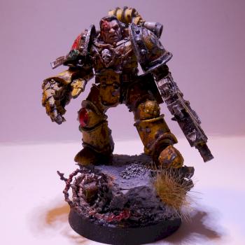 Imperial Fist MKIII Veteran Sergeant by The Painting Pitt