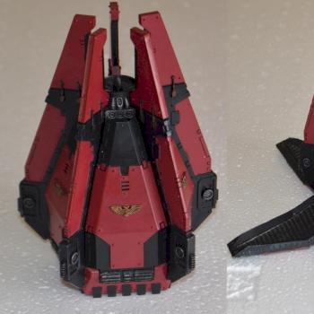 warhammer 40k Space Marine Drop Pod by bobflow