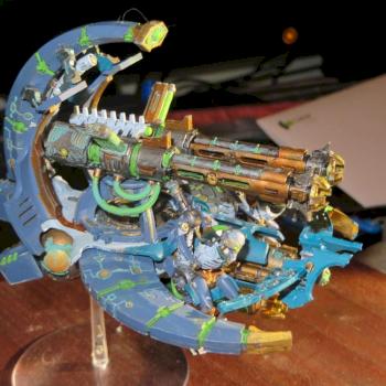Necron Annihilation Barge by dustybible
