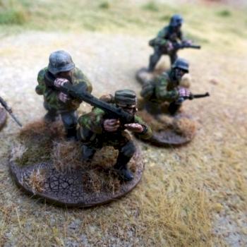 Waffen SS Grenadiers by Volley Fire