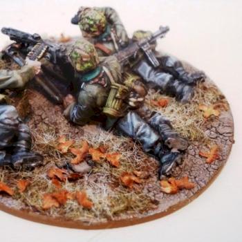 Waffen SS Grenadiers by Volley Fire