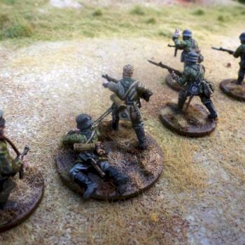 Waffen SS Grenadiers by Volley Fire