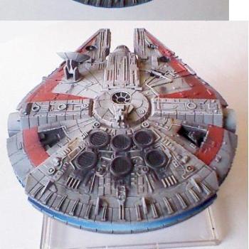 YT-1300 Freighter Millennium Falcon by Dahlvash
