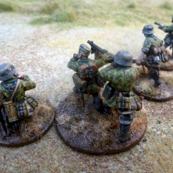 Waffen SS Grenadiers by Volley Fire