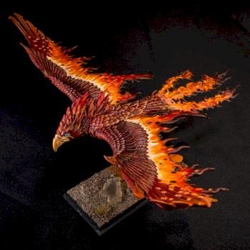 High Elf - Flamespyre Phoenix by KristiW