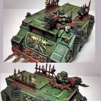 Death Guard Rhino by B3H3M0TH