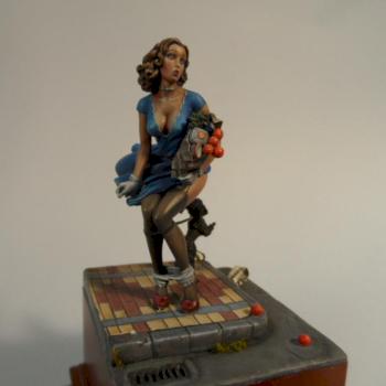 pin up perrito negro/black doggie by Jota