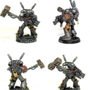Grey Knights interceptor with Nemesis hammer by FireStream