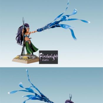 Dark Elf Supreme Sorceress by Fireknight