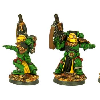 Space Marines Salamanders - Sternguard Sergeant by h34dnotf0und