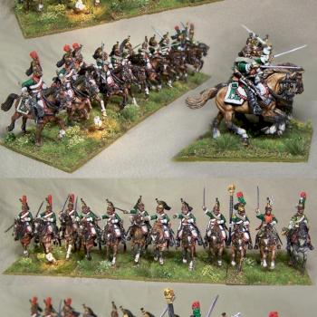 French Napoleonic Dragoons Charging Waterloo by danhochi