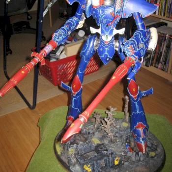 Eldar Phantom Titan 2 by Kelmon